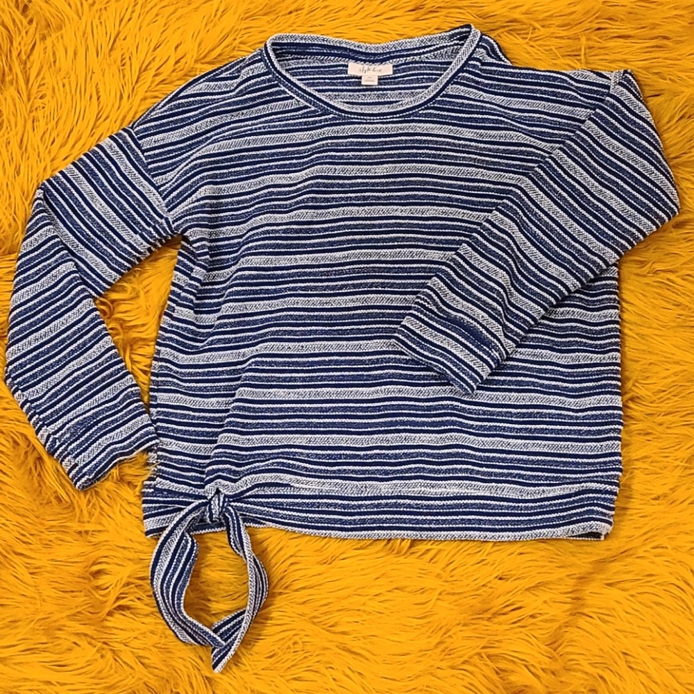 Style & Co Strippes Top